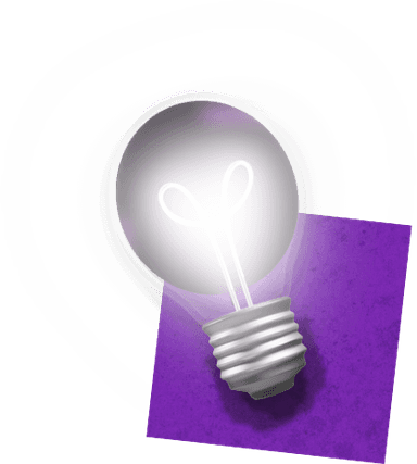 Light bulb glow